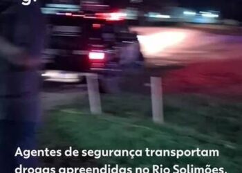 Grande quantidade de drogas é apreendida no Rio Solimões durante ação de forças de segurança no AM