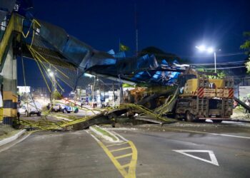 Linhas de ônibus terão alterações na Avenida Torquato Tapajós durante obras de passarela em Manaus